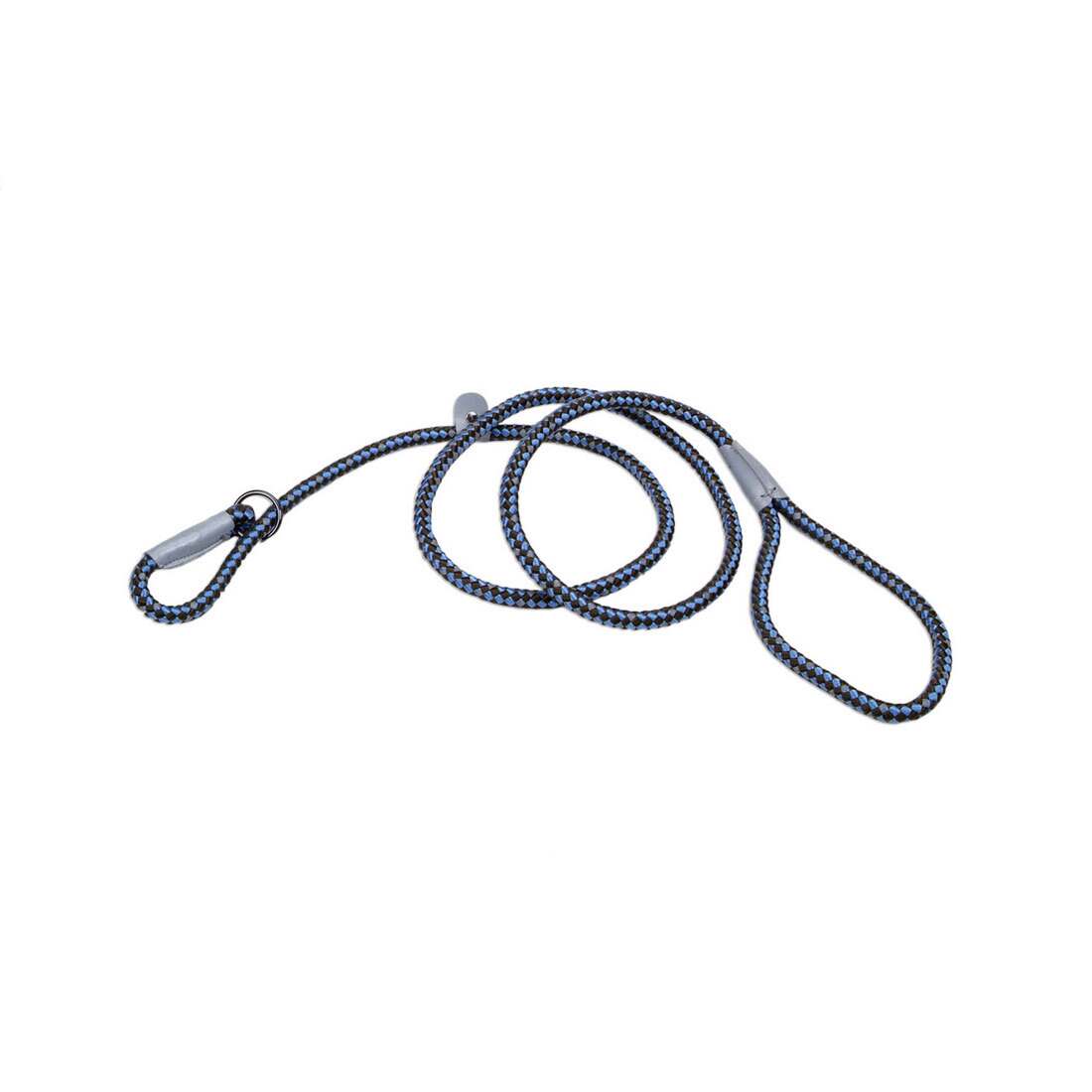 K9 Explorer® Reflective Braided Rope Slip Dog Leash, Sapphire, 1/2" x 6'