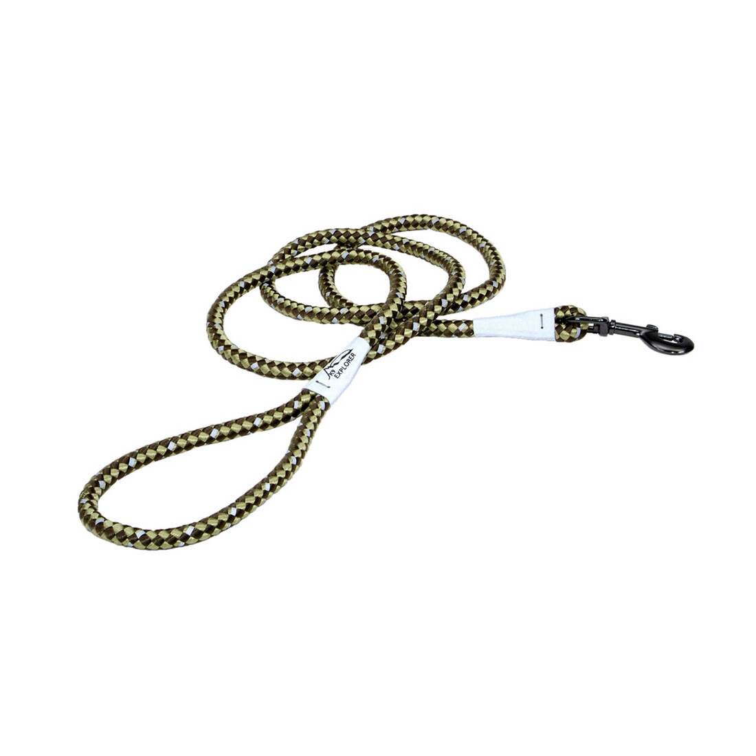 K9 Explorer® Reflective Braided Rope Snap Dog Leash, Fern, 06'