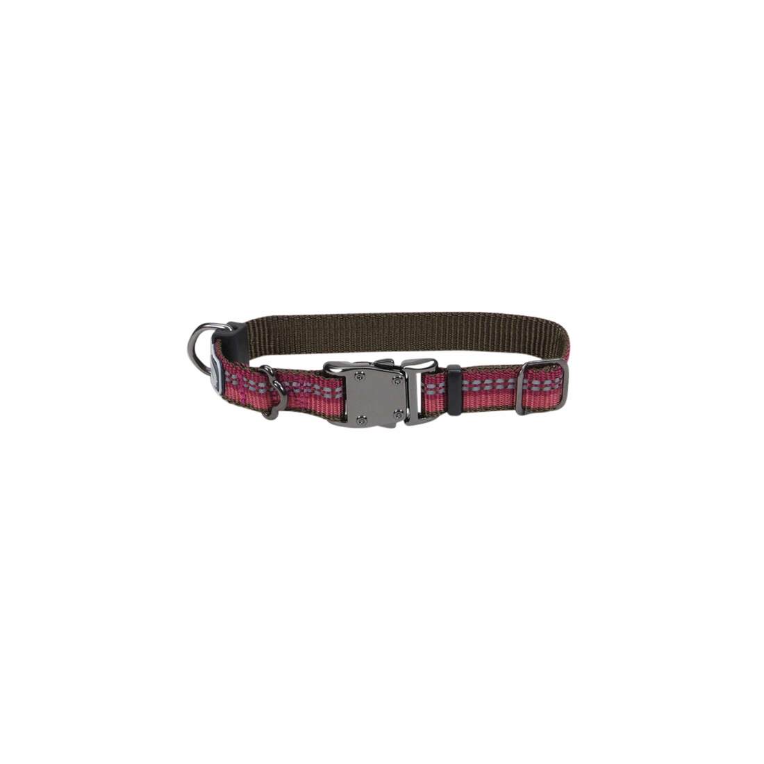 K9 Explorer® Reflective Adjustable Dog Collar, Berry, 5/8" x 08"-12"