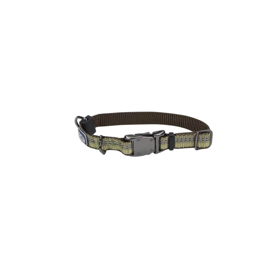 K9 Explorer® Reflective Adjustable Dog Collar, Fern, 5/8" x 08"-12"
