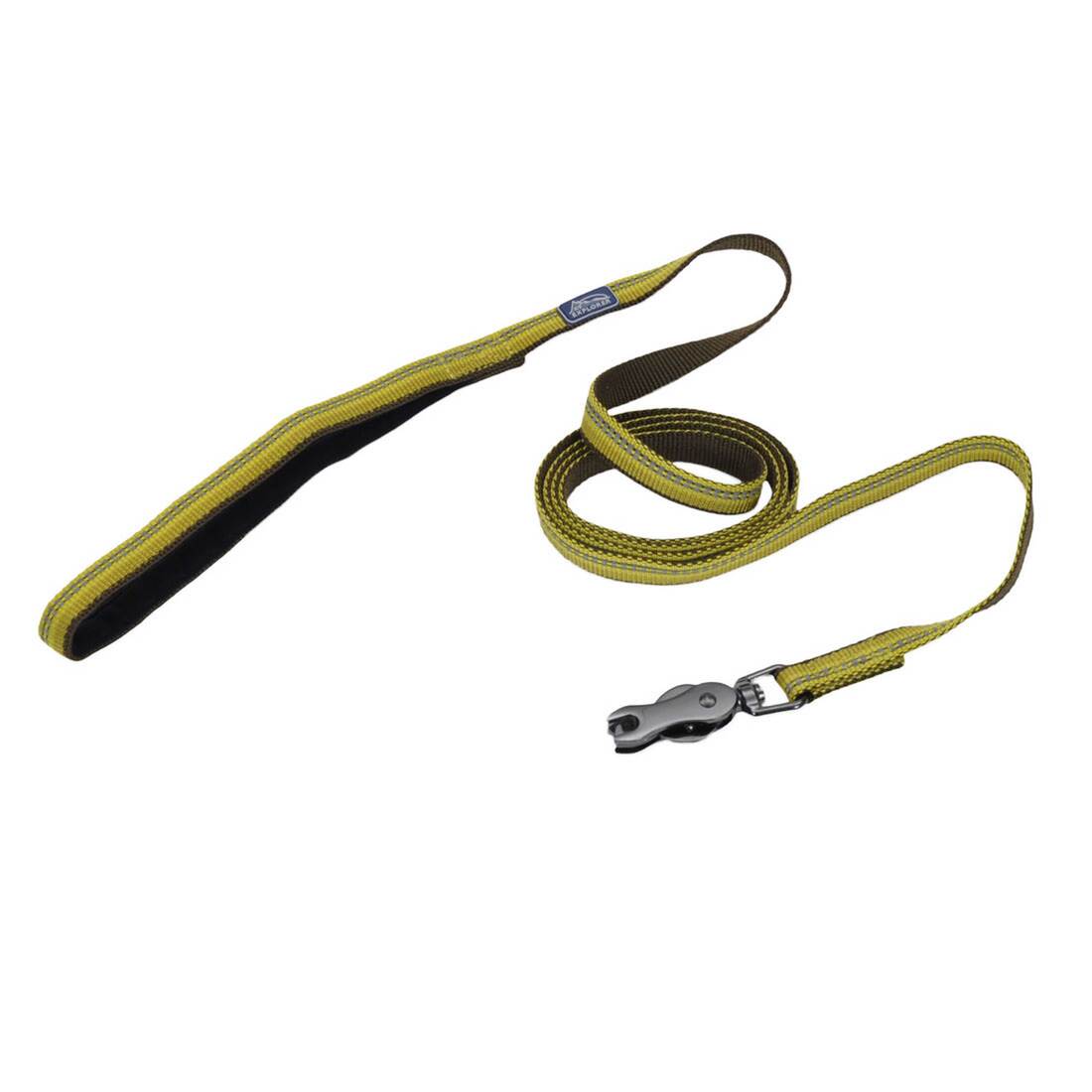 K9 Explorer® Reflective Dog Leash with Scissor Snap, Goldenrod, 5/8" x 06'
