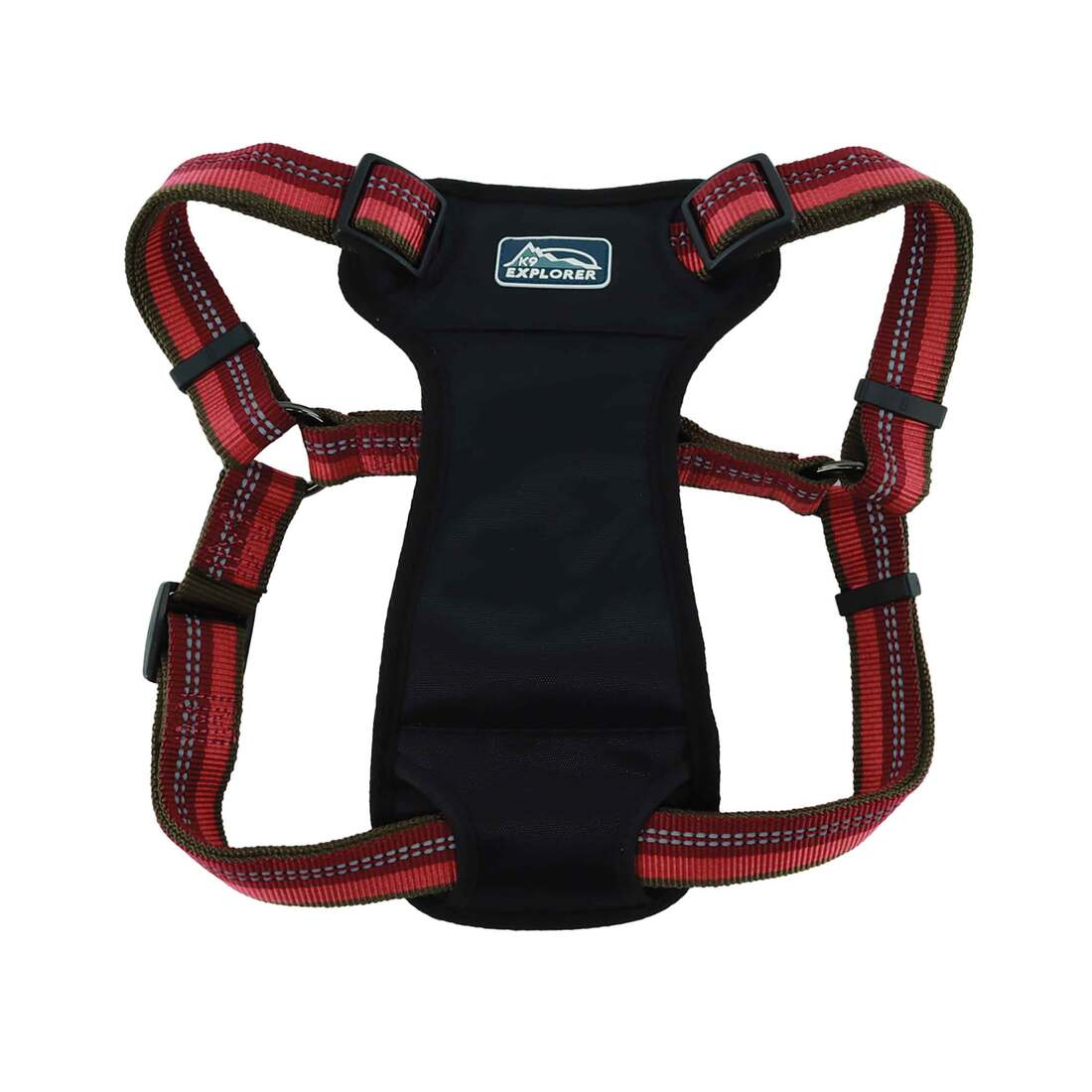 K9 Explorer Reflective Adjustable Padded Dog Harness, Berry, Small,15-30 Pounds