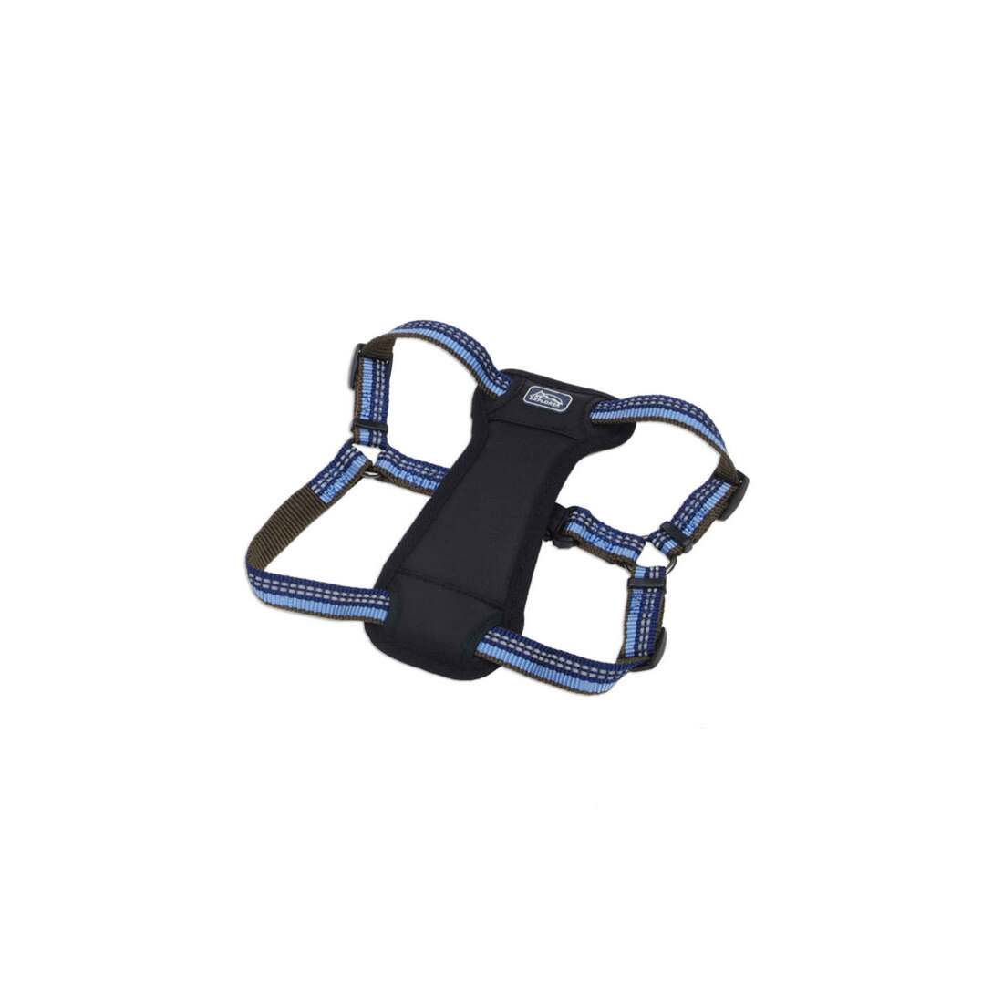 K9 Explorer Reflective Adjustable Padded Dog Harness, Sapphire, Small, 15-30 Pounds