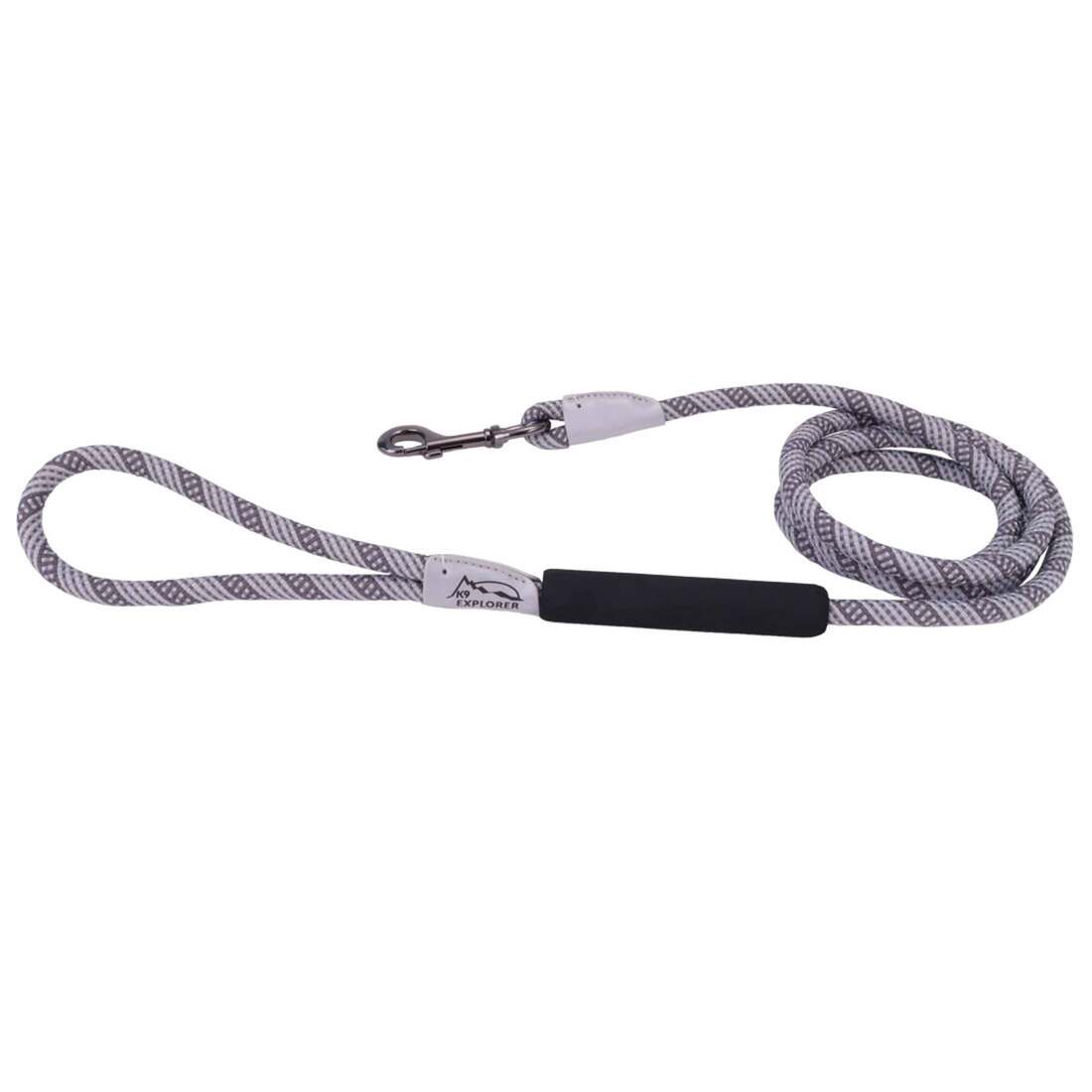 K9 Explorer Brights Reflective Braided Rope Snap Leash, Mountain