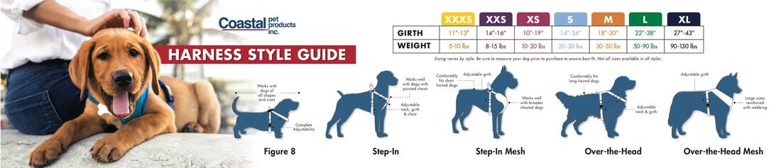 Li'l Pals® Comfort Wrap® Adjustable Dog Harness, Black, 3/8" x 08"-14"