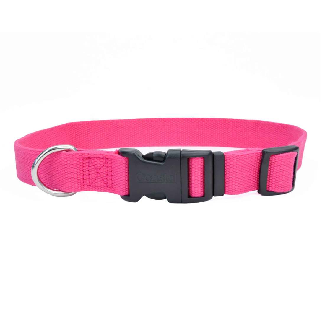 New Earth Soy Adjustable Dog Collar, Fuchsia, XX-Small