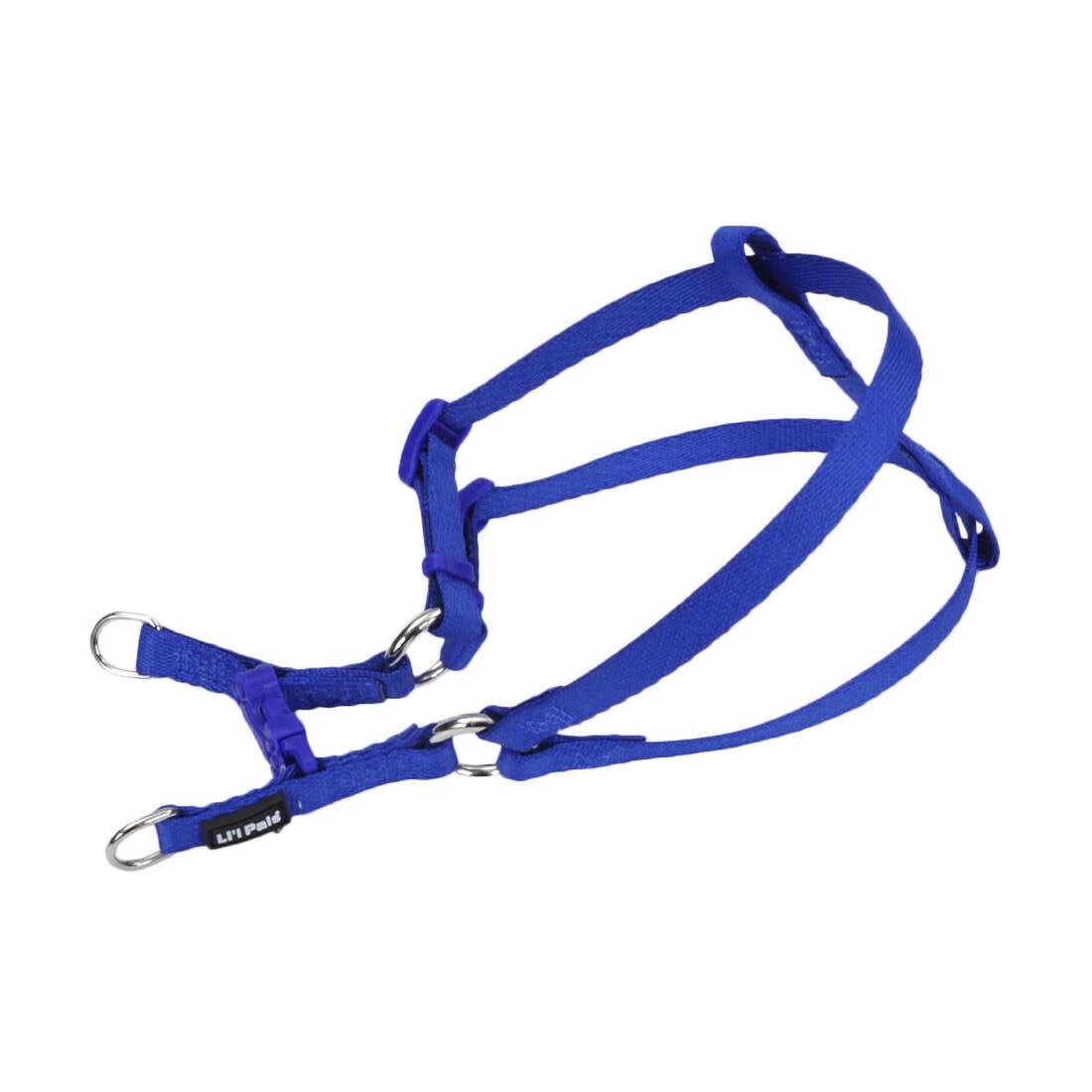 Li'l Pals® Comfort Wrap® Adjustable Dog Harness, Blue, 3/8" x 08"-14"