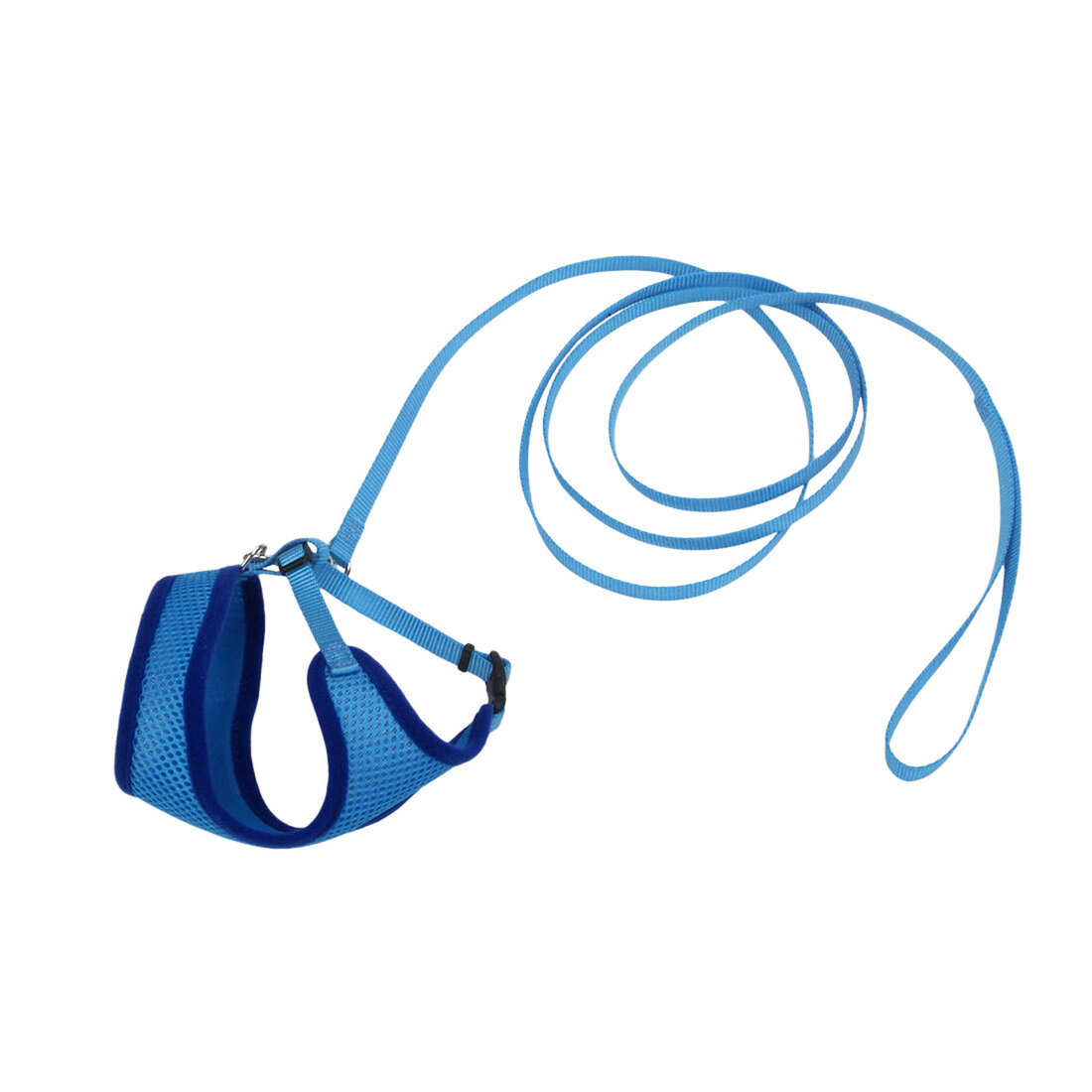 Comfort Soft® Adjustable Cat Harness with 6' Leash, Blue Lagoon, 3/8" x 11"-14"