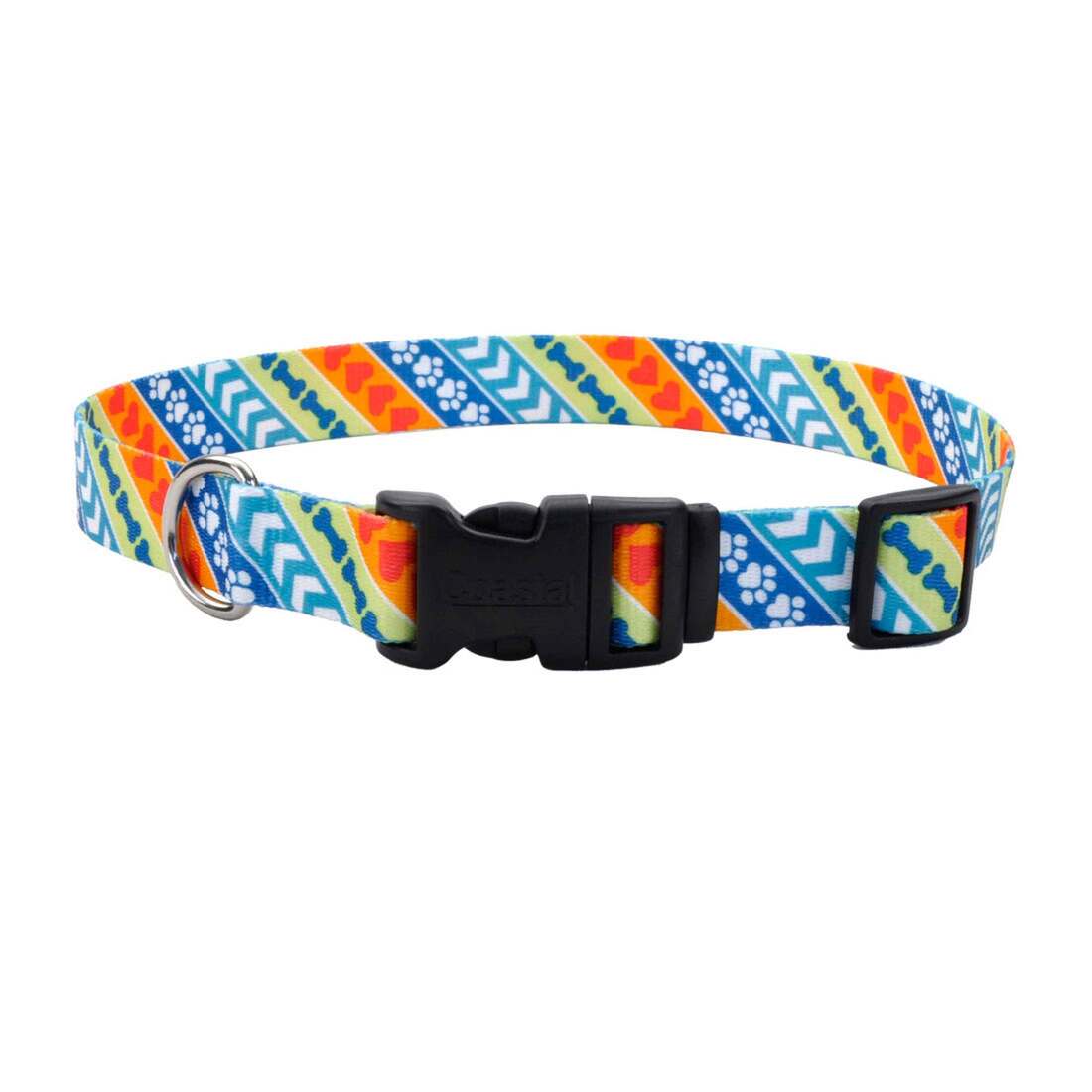 Leader Dogs for the Blind Styles Adjustable Dog Collar, Resolve, 5/8" x 10"-14"