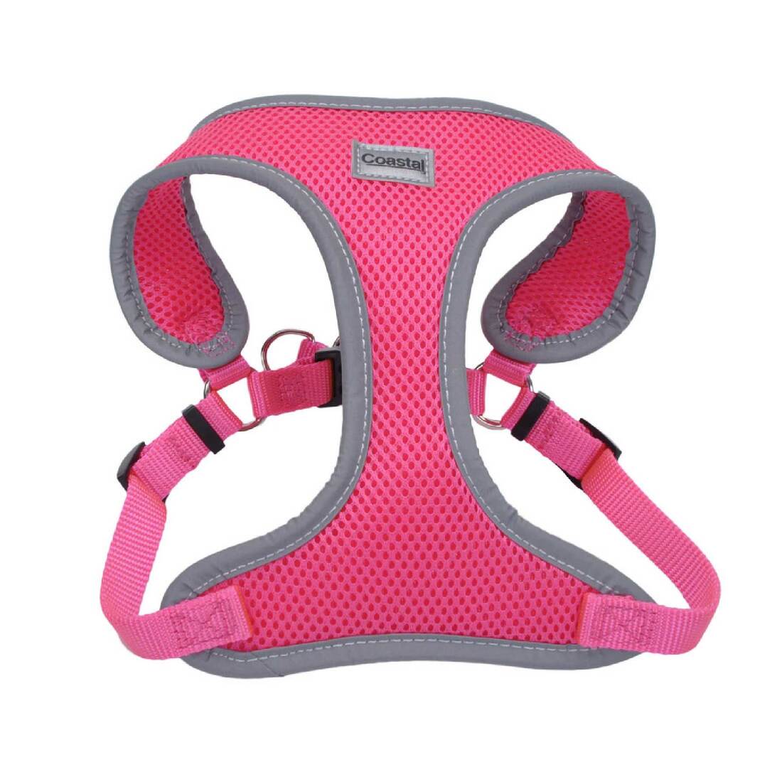 Comfort Soft® Reflective Wrap Adjustable Dog Harness, Neon Pink, 5/8" x 16"-19"