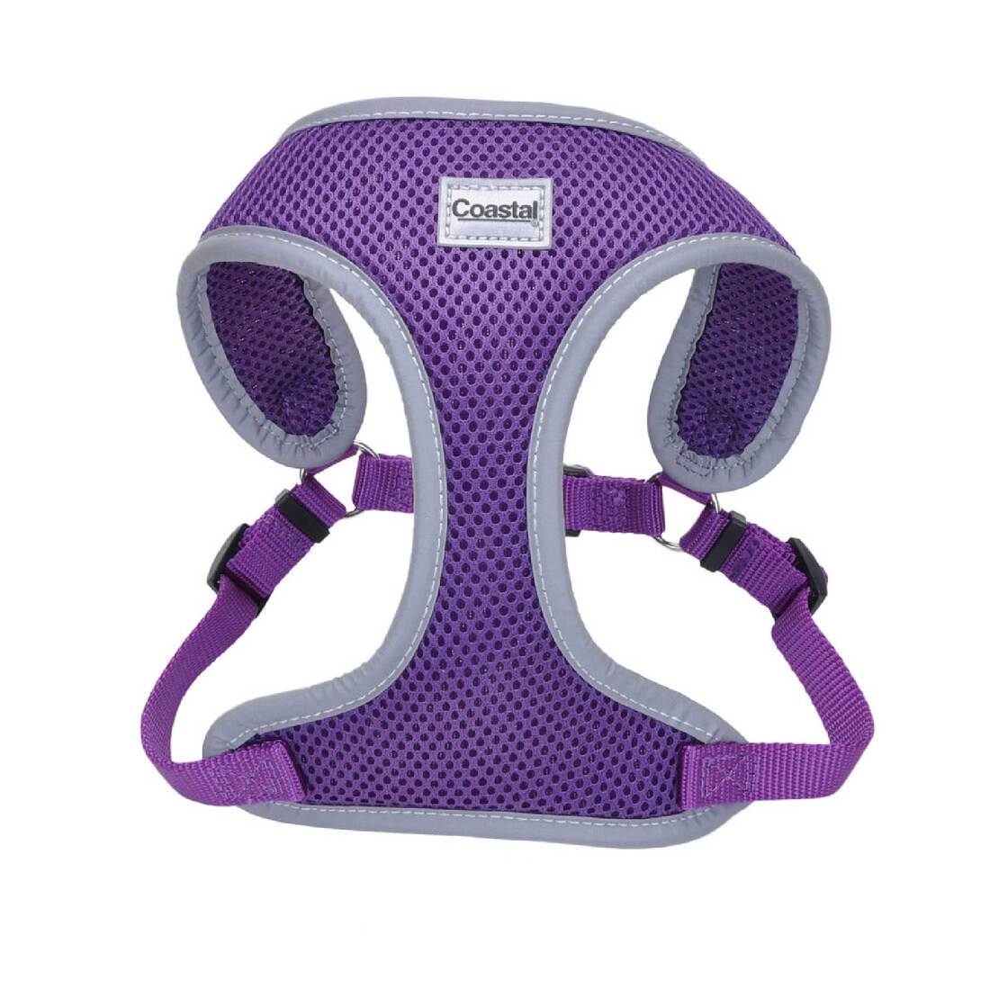 Comfort Soft® Reflective Wrap Adjustable Dog Harness, Purple, 5/8" x 16"-19"