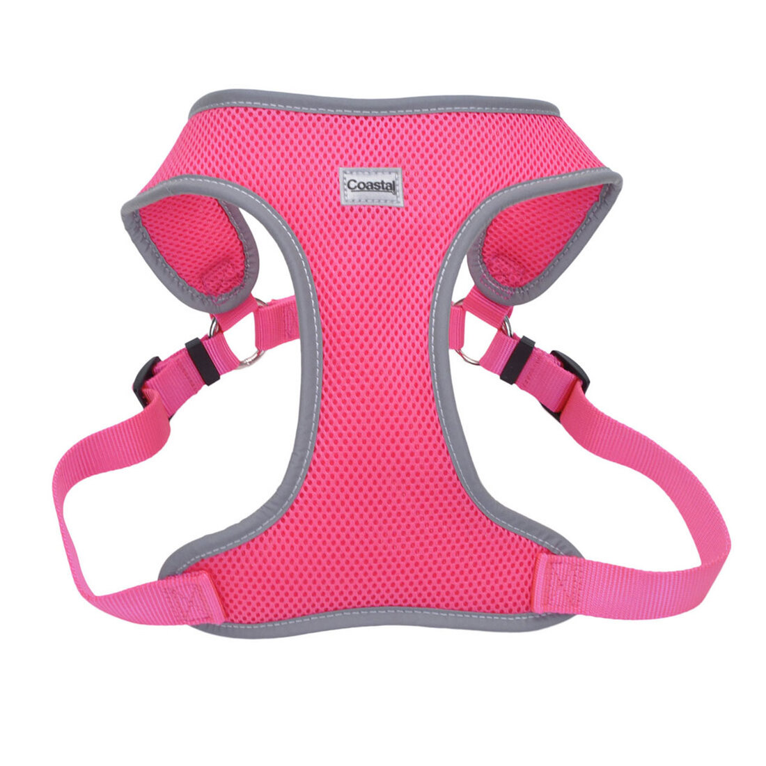 Comfort Soft® Reflective Wrap Adjustable Dog Harness, Neon Pink, 1" x 28"-36"