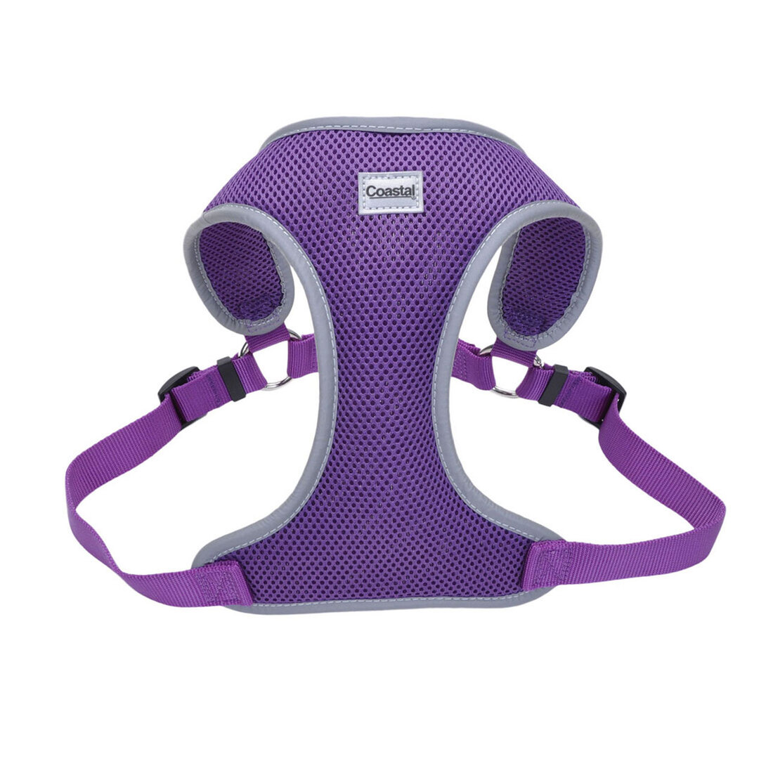 Comfort Soft® Reflective Wrap Adjustable Dog Harness, Purple, 1" x 28"-36"