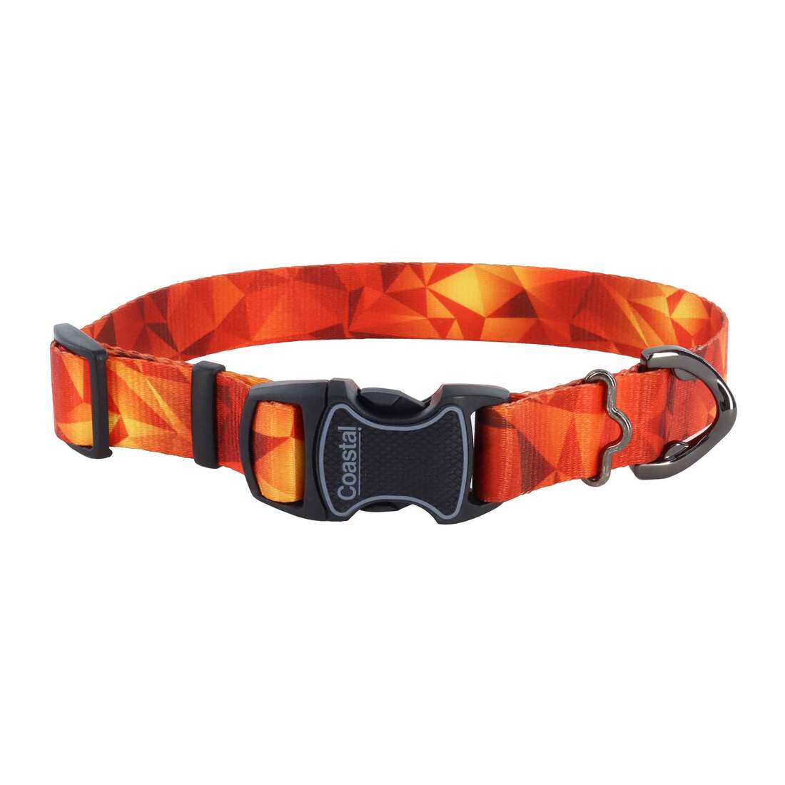 Inspire Adjustable Fashion Dog Collar, Blazing Shards, Medium