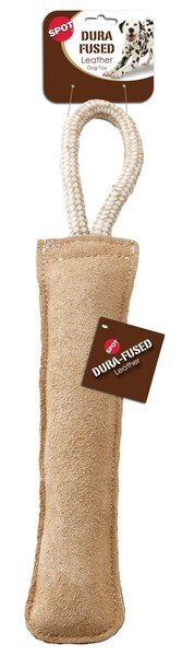 Ethical Pet Dura-Fused Leather Retriever Dog Toy, 15 Inches