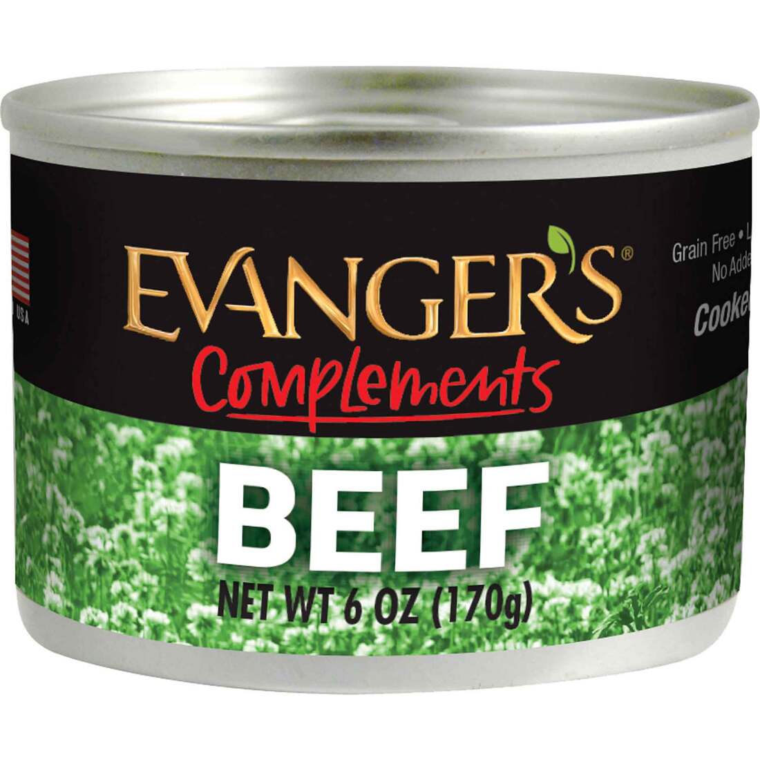 Evangers Grain Free Beef Wet Dog and Cat Food, 6 Ounces