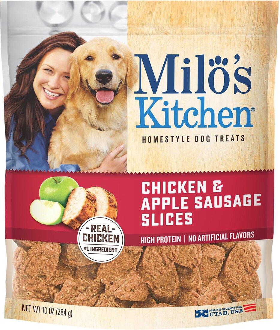Milo's Kitchen Chicken and Apple Dog Treats, 18 Ounces