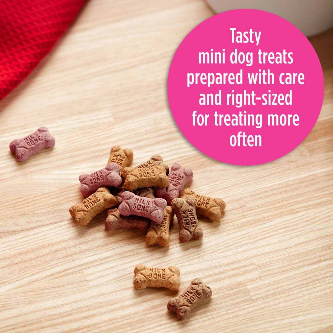 Milk-Bone Flavor Snacks Mini Dog Biscuits, Flavored Crunchy Dog Treats, 15 Ounces