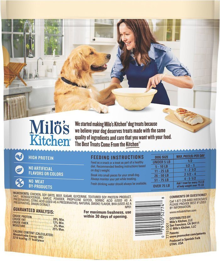 Milo's Kitchen Chicken Meatballs Dog Treats, 18 Ounces