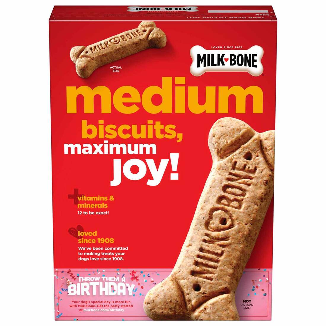 Milk-Bone Original Dog Biscuits, Medium Crunchy Dog Treats, 24 Ounces