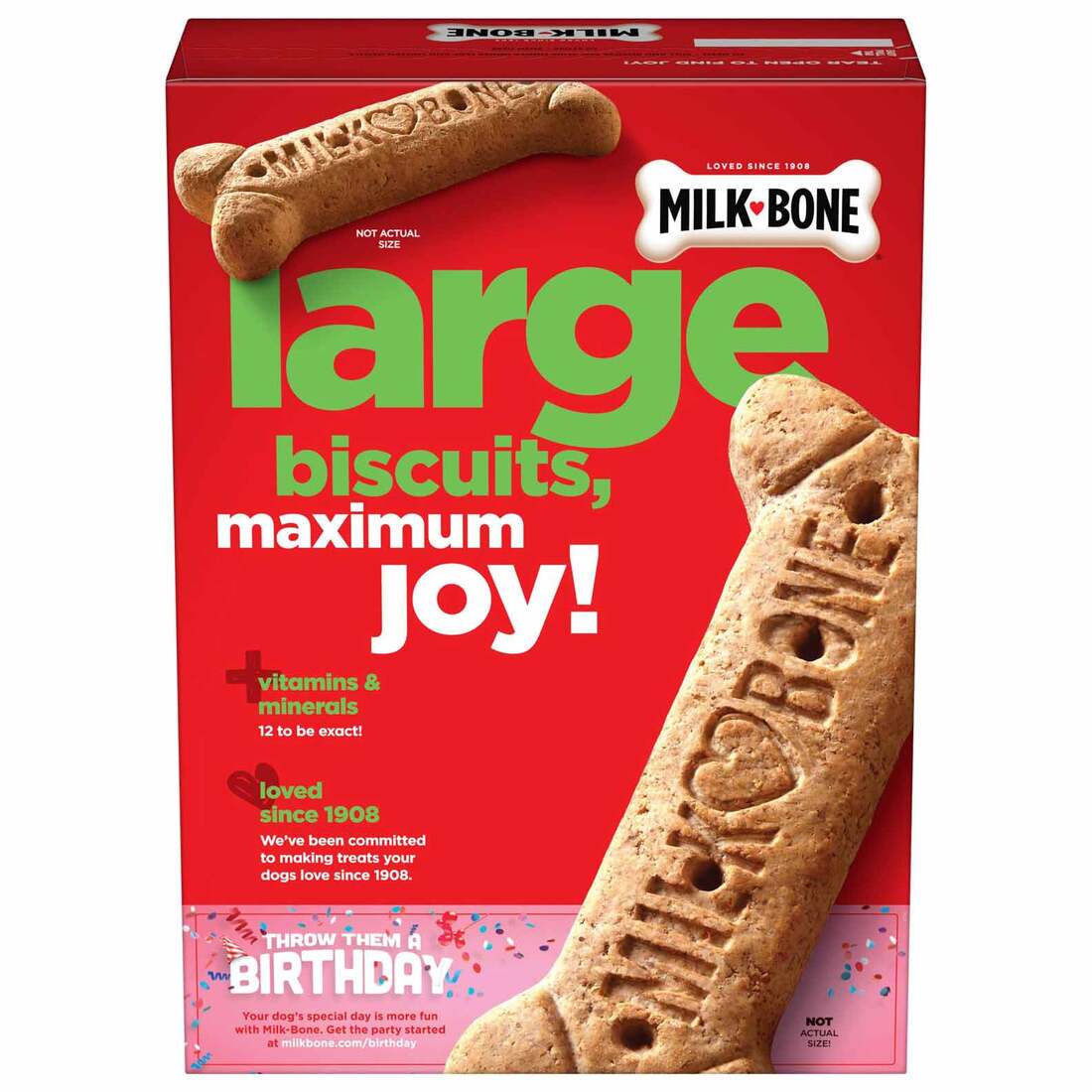 Milk-Bone Original Dog Biscuits, Large Crunchy Dog Treats, 24 Ounces