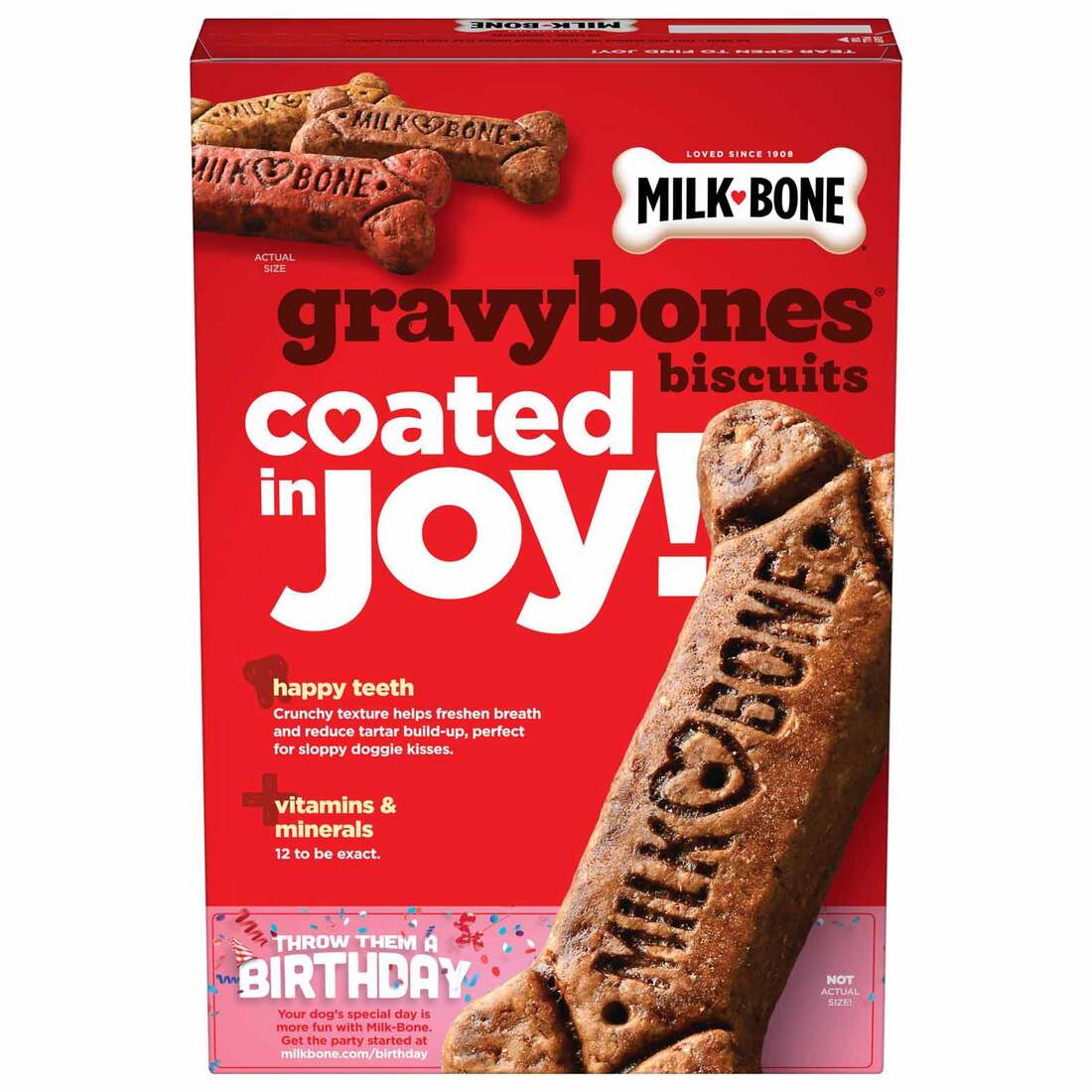 Milk-Bone GravyBones Dog Biscuits - Small, 19 Ounce