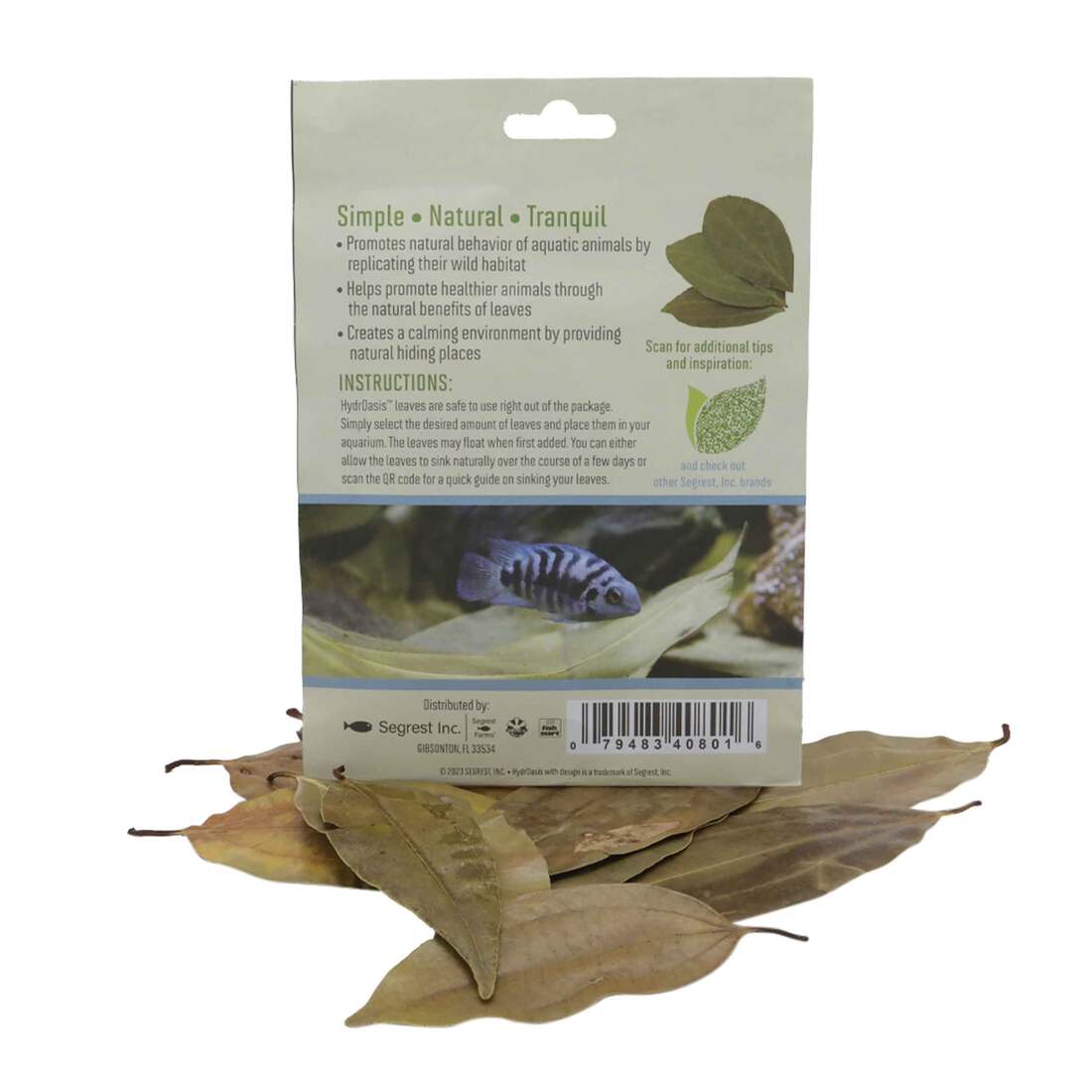 Hydroasis Aquatic Plant Cinnamon Leaves, 10 Count