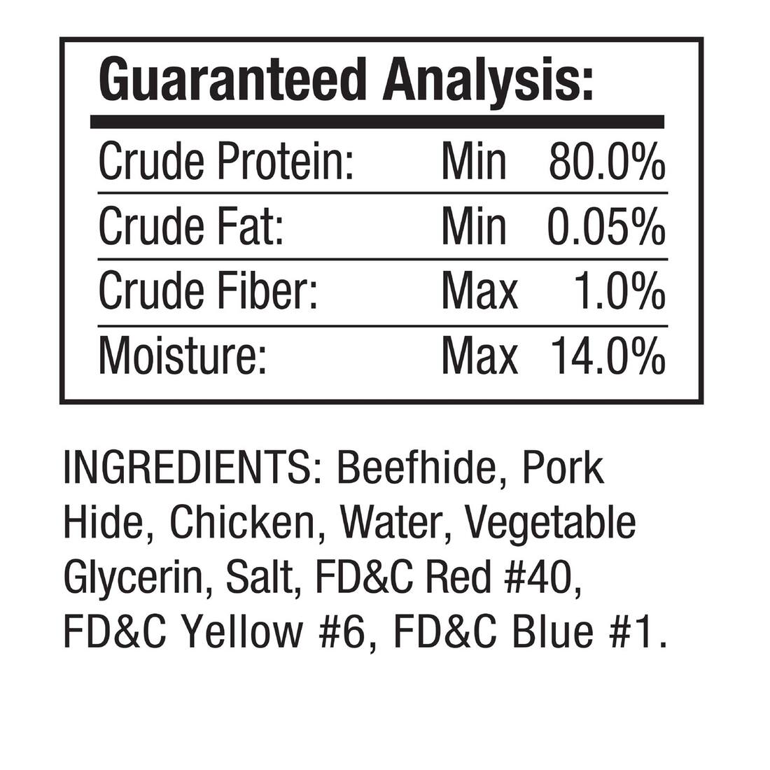 Good 'n' Fun Triple Flavor Chews, Rawhide For Dogs, 4 inch, 6 count
