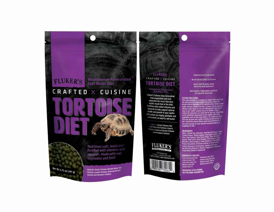 Crafted Cuisine Tortoise Diet Food, 6.75 Ounces
