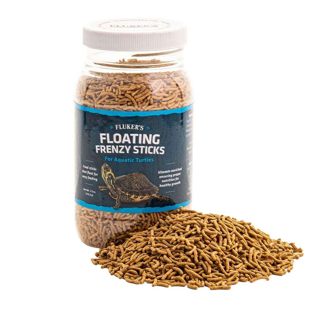 Fluker Farms Turtle Floating Frenzy Sticks, 7.5 Ounces