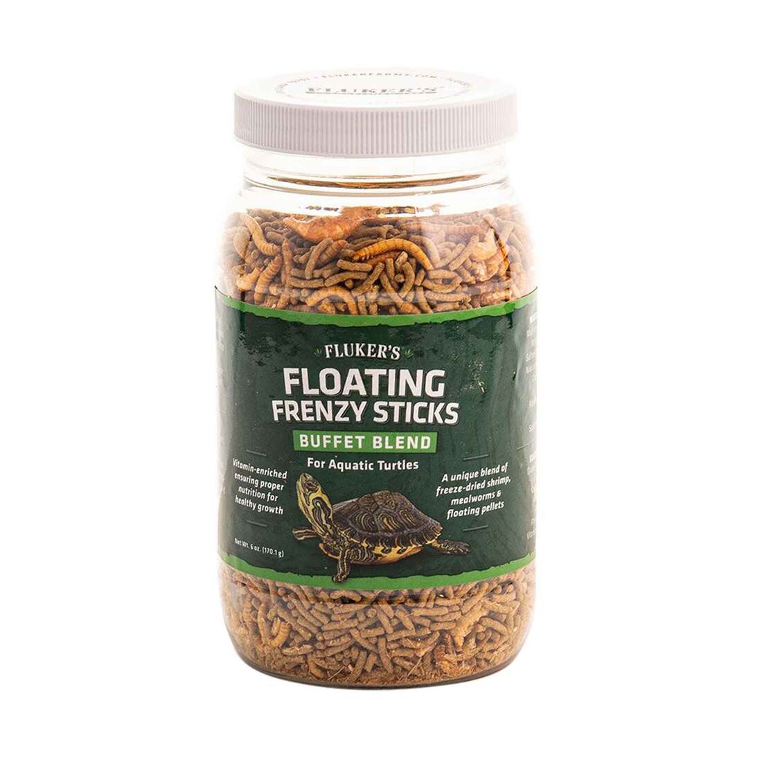 Fluker Farms Turtle Floating Frenzy Buffet Blend, 6 Ounces