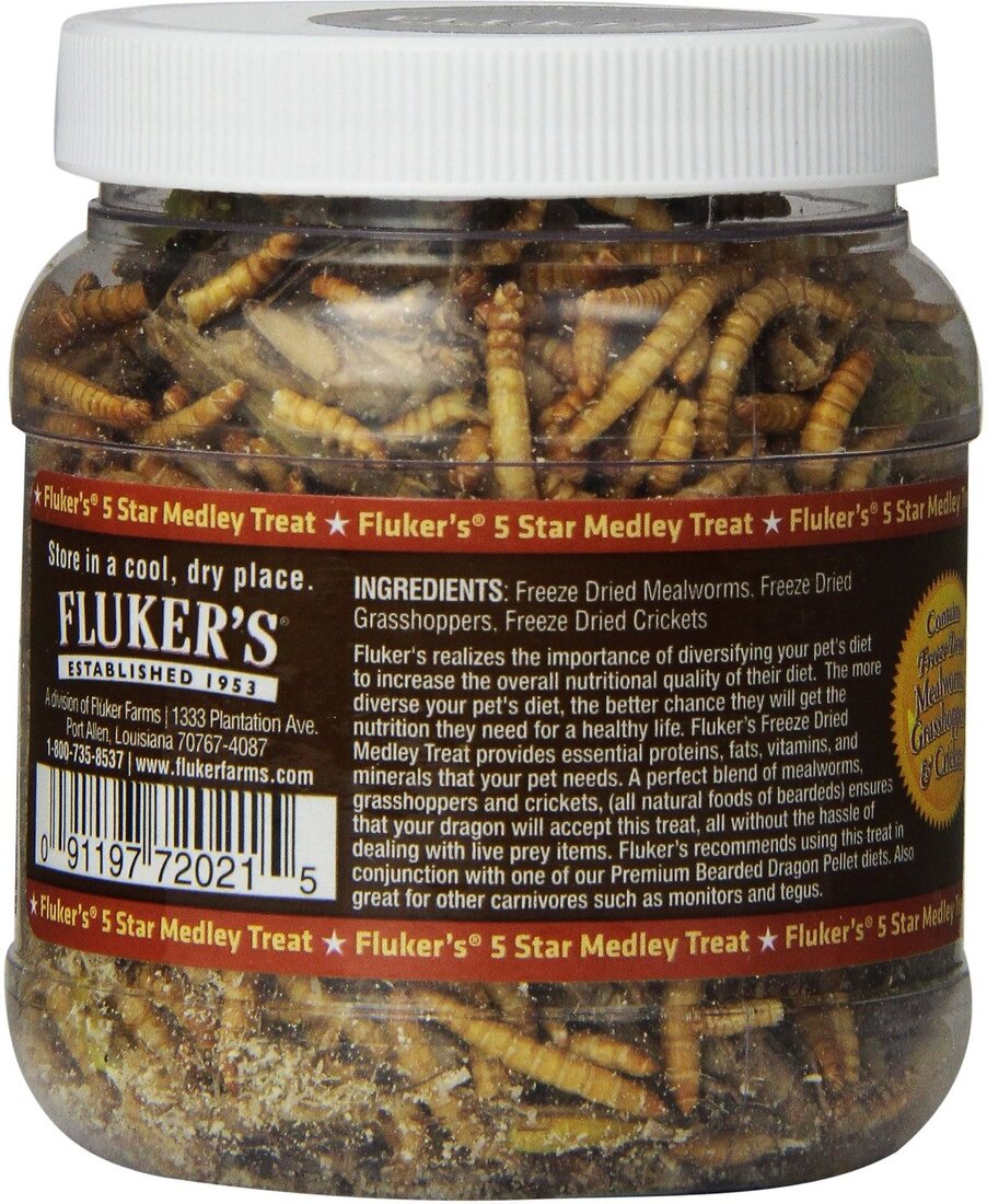 Fluker Farms Bearded Dragon Medley Treat, 1.8 Ounces