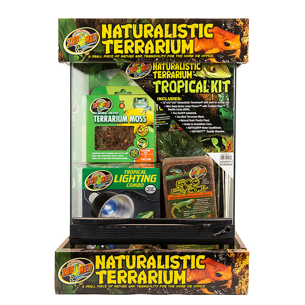 Zoo Med Tropical Terrarium Kit, 12X12X18