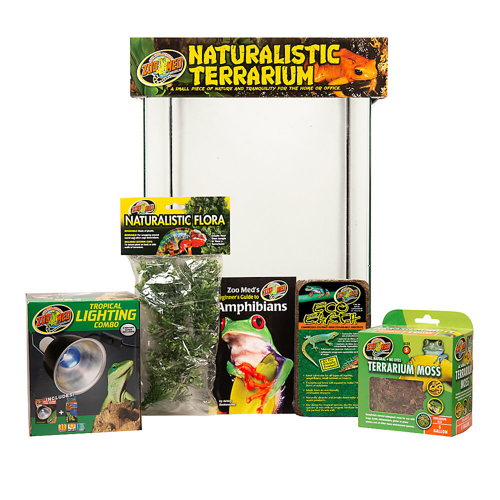 イトオテルミーセット Zoo Med Tropical Terrarium Kit, 12X12X18 | Pet Supplies Plus