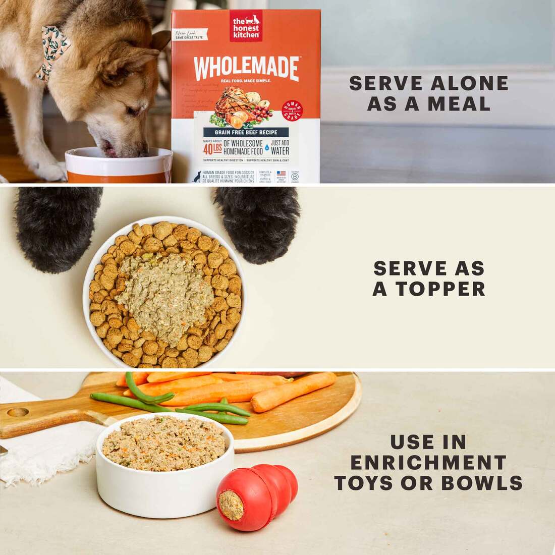 The Honest Kitchen Wholemade™ Grain Free Dog Food, Chicken, 4