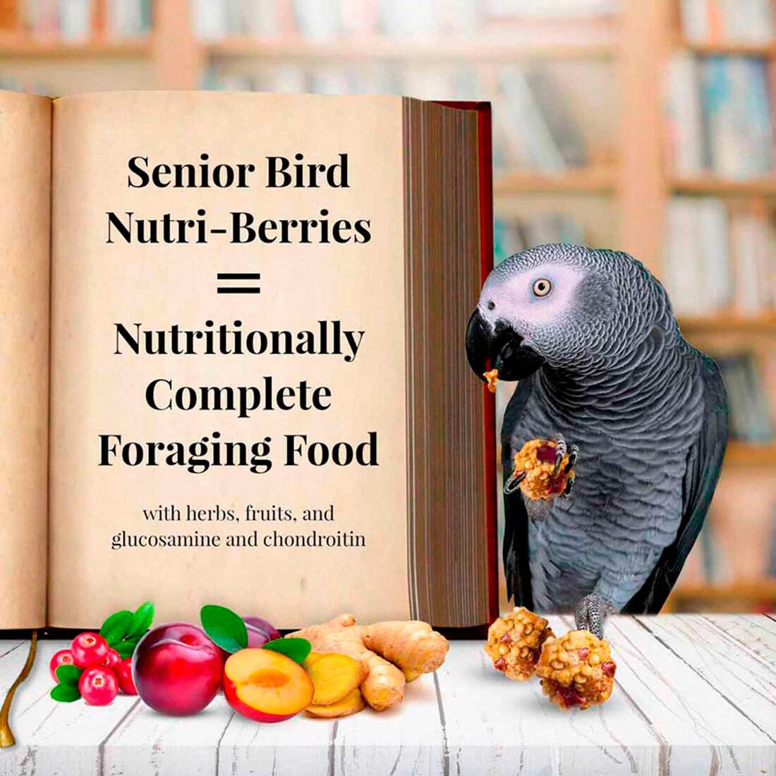 Lafeber Senior Bird Nutri-Berries for Senior Parrots, 10 Ounces