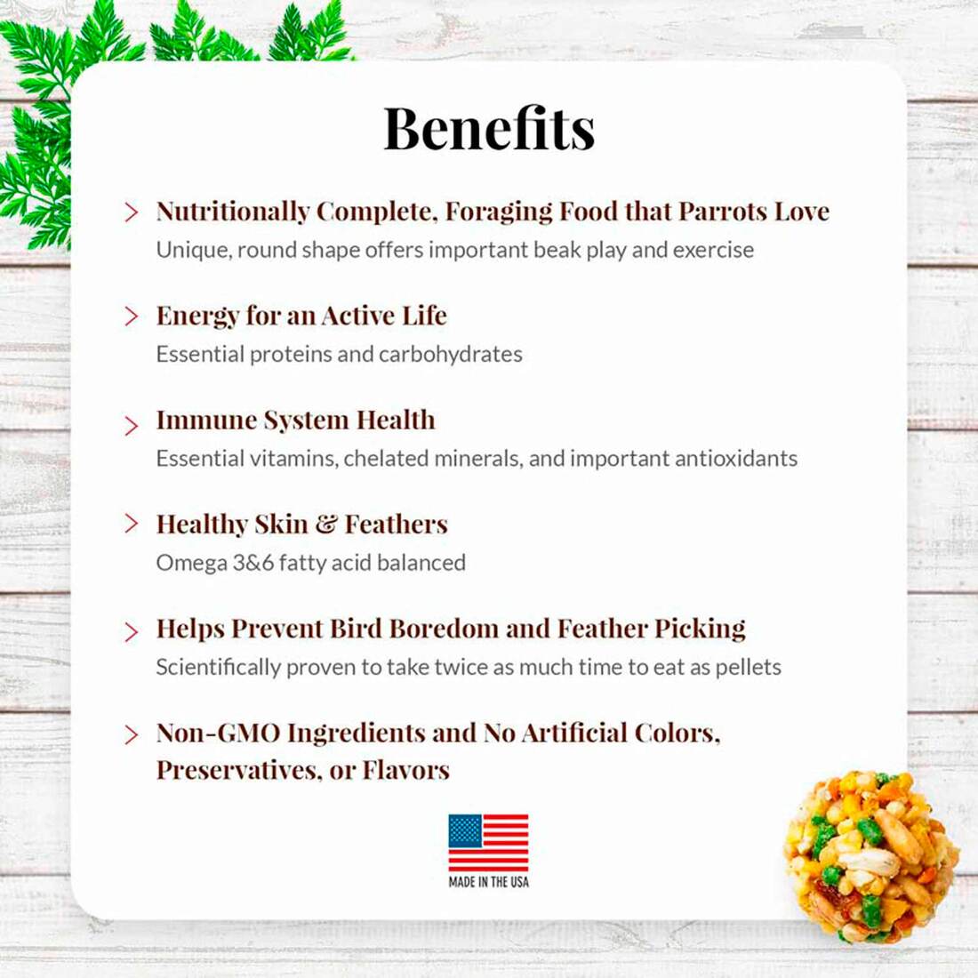 Lafeber Garden Veggie Nutri-Berries for Parrots, 10 Ounces