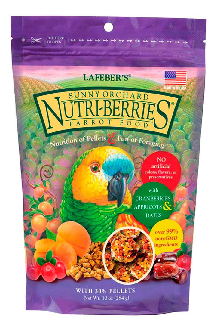 Lafeber Sunny Orchard Nutri-Berries for Parrots, 10 Ounces