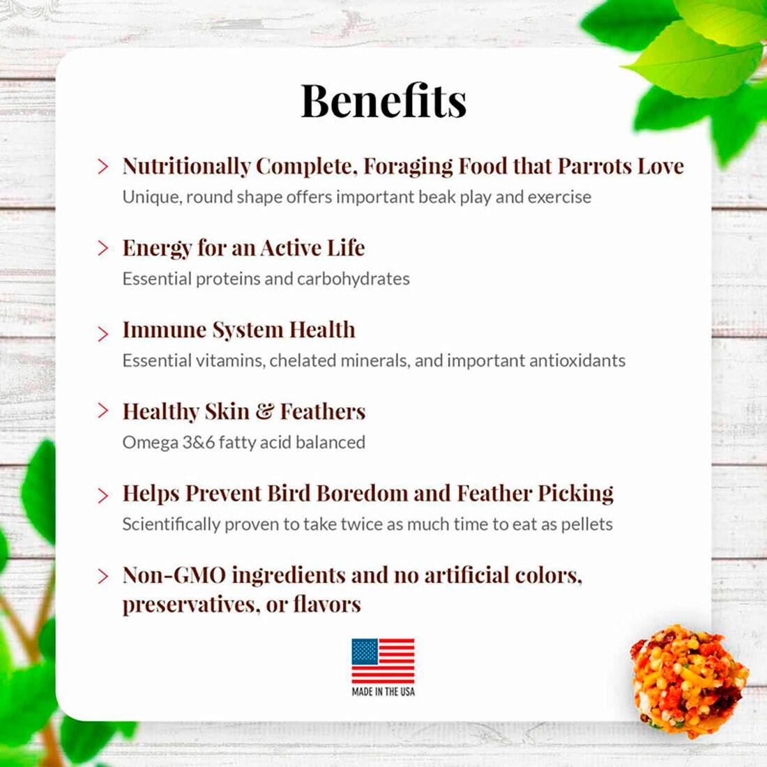 Lafeber Sunny Orchard Nutri-Berries for Parrots, 3 Pounds