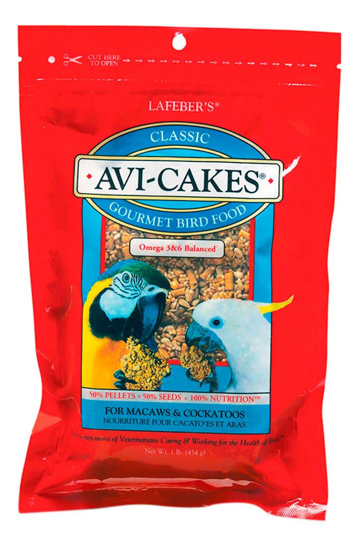 Lafeber Macaw/Cockatoo Avi-Cakes, 1 Pound