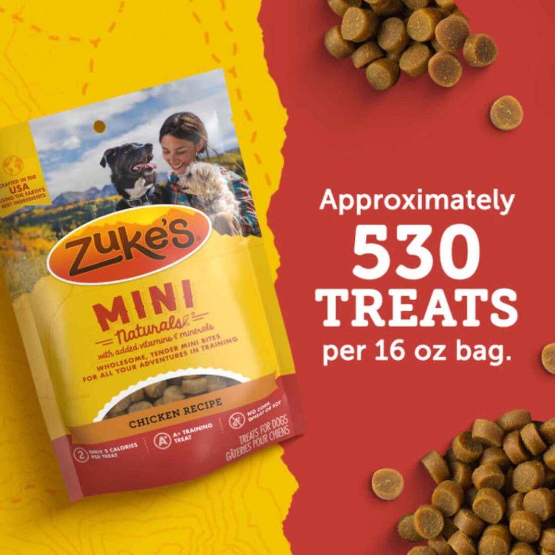 Zuke's Mini Naturals Chicken Recipe Dog Treats - 16 Ounce Bag