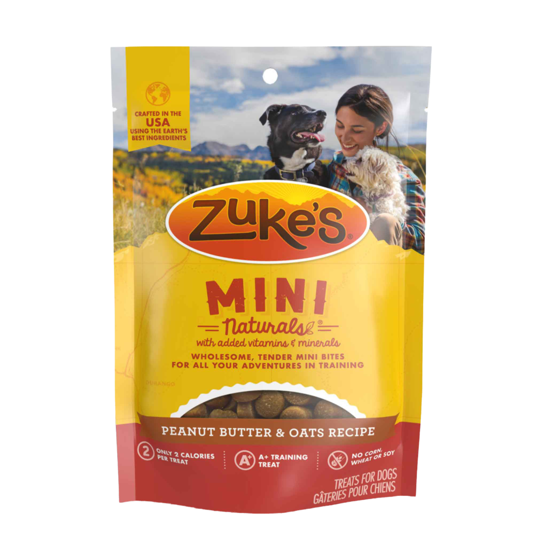Dog Treats Soft Treats Zuke's Mini Naturals Training Dog Treats Peanut ...