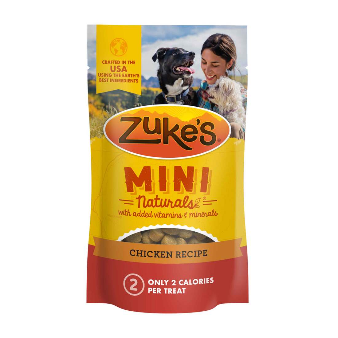 Zuke's Mini Naturals Dog Training Treats, Chicken - 3 Ounce Pouch