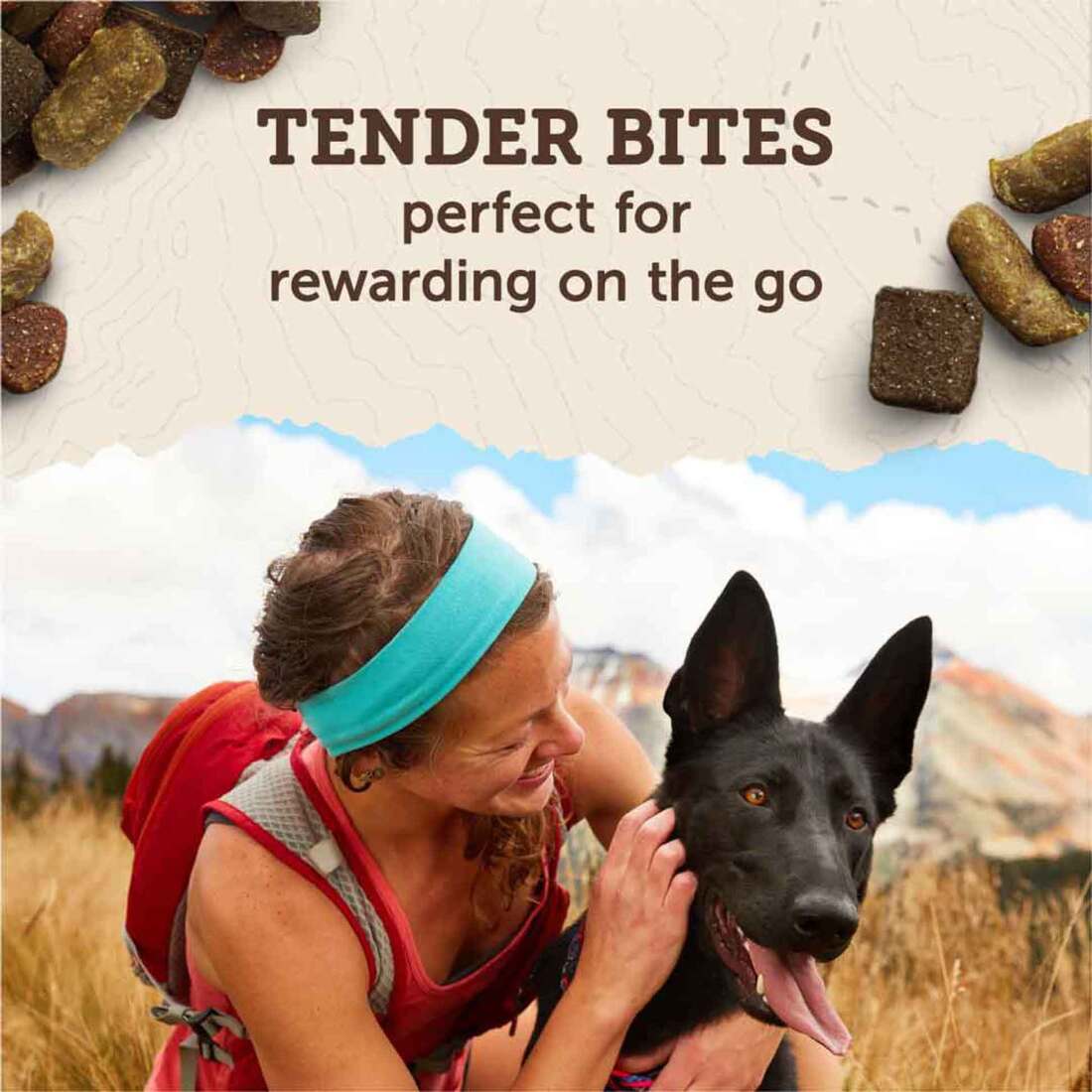 Zuke's Trail Mix Soft Dog Treats With Real Peanut Butter and Oats