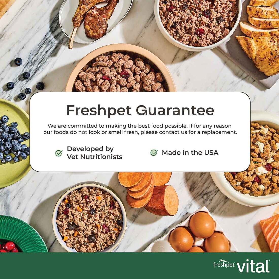 Freshpet Vital, Fresh Dog Food, Grain Free Chicken, Beef, Salmon