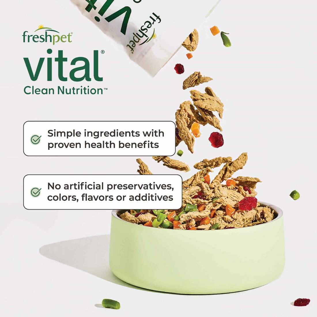 Dog Food Frozen Raw & Refrigerated Food Freshpet Vital Complete Meal ...