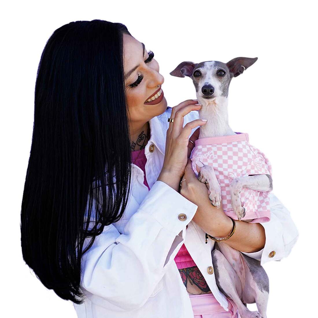 Canada Pooch Follow Me Tee Barbie, Checker, Size 16