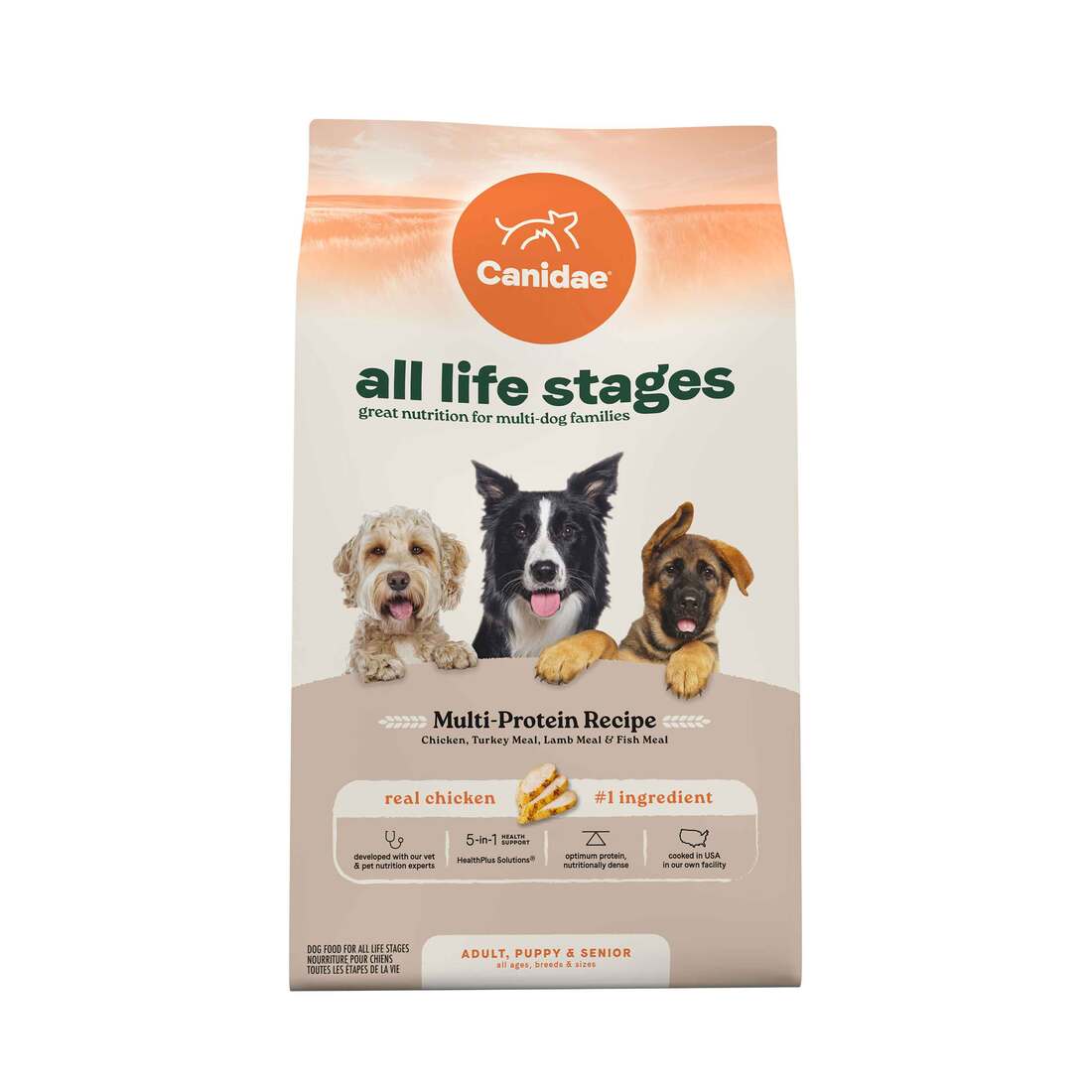 Canidae All Life Stages Dry Dog Food, Multi-Protein Recipe, 5 Pounds