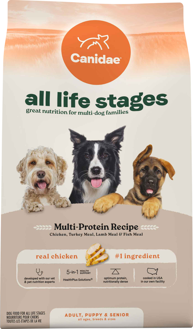 Canidae All Life Stages Dry Dog Food, Multi-Protein Recipe, 27 Pounds