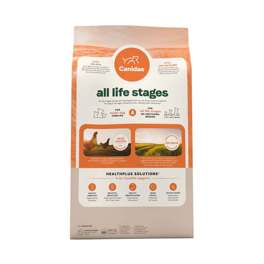 Canidae All Life Stages Dry Dog Food, Multi-Protein Recipe, 27 Pounds